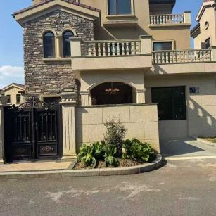 海南黄金麻别墅干挂效果展示