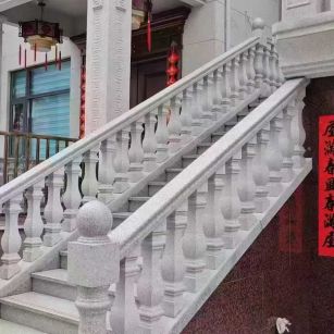 海南 天然石材 阳台庭院护栏、栏杆