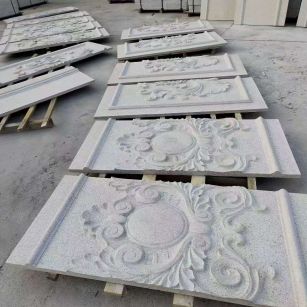 海南 芝麻白干挂雕花板