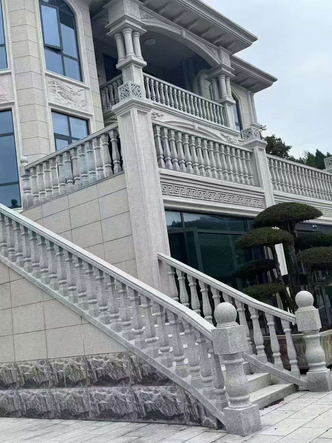 海南 芝麻白别墅，栏杆