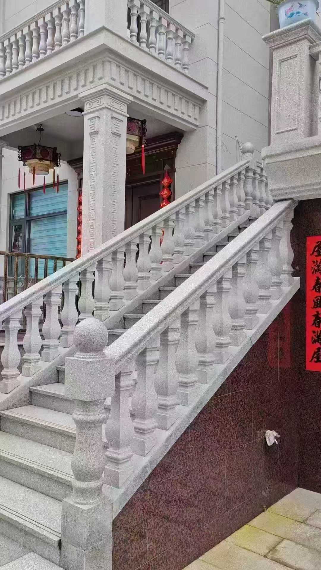 海南 天然石材 阳台庭院护栏、栏杆