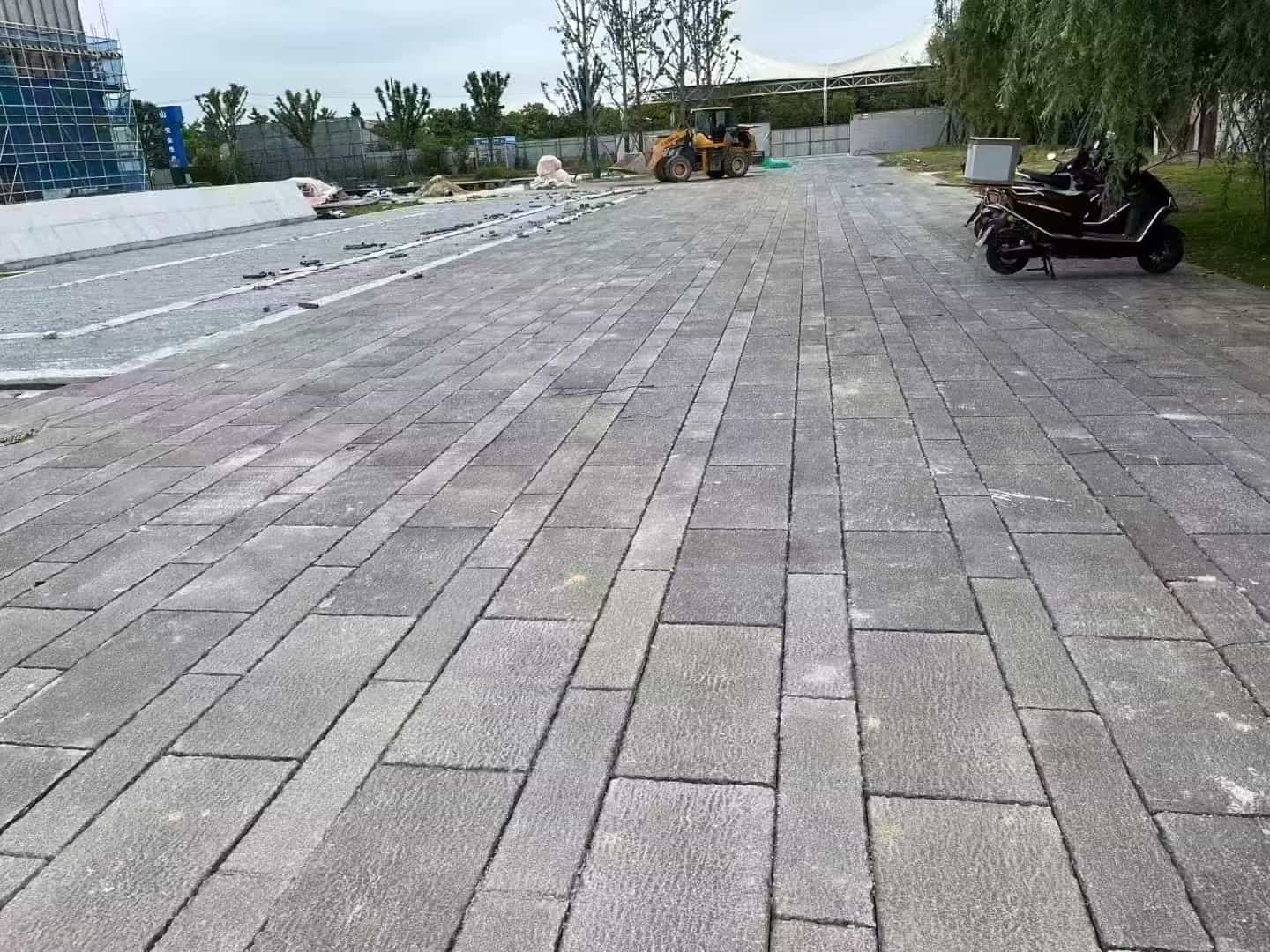 海南仿古石铺装效果