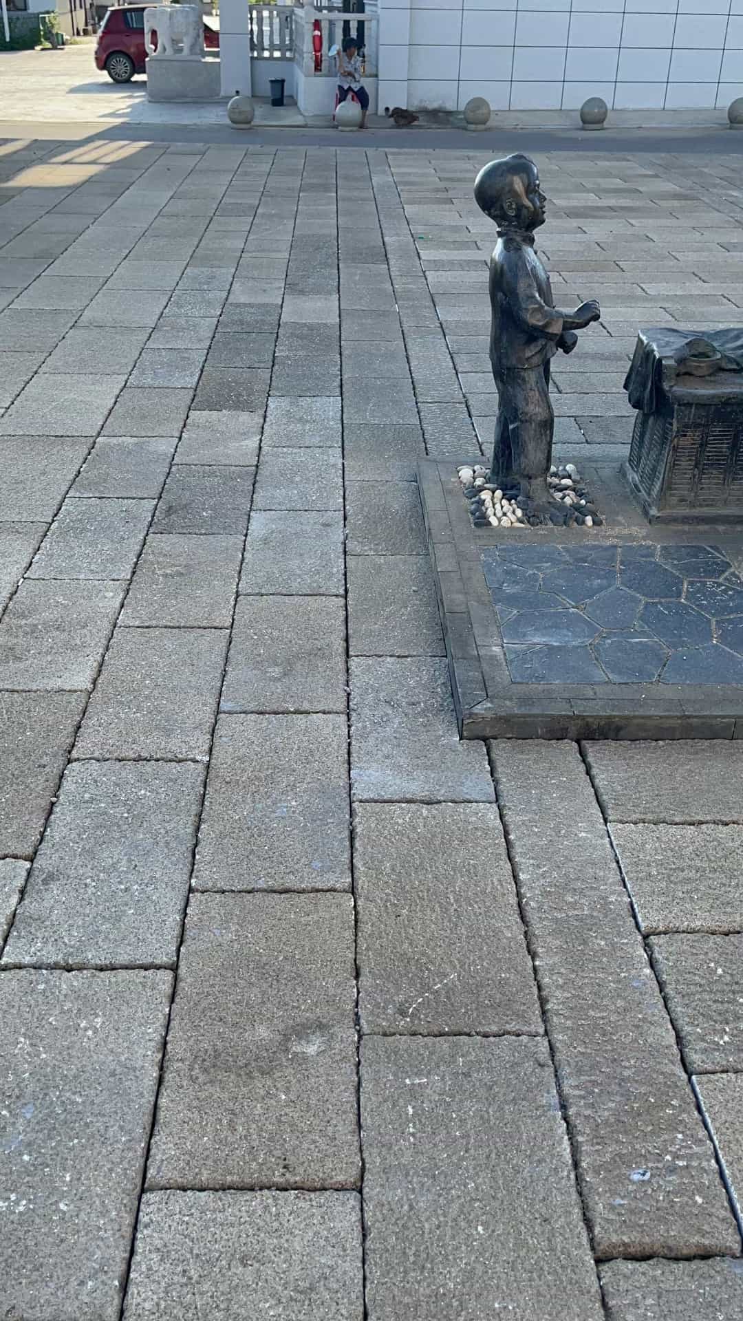 海南仿古石铺装效果