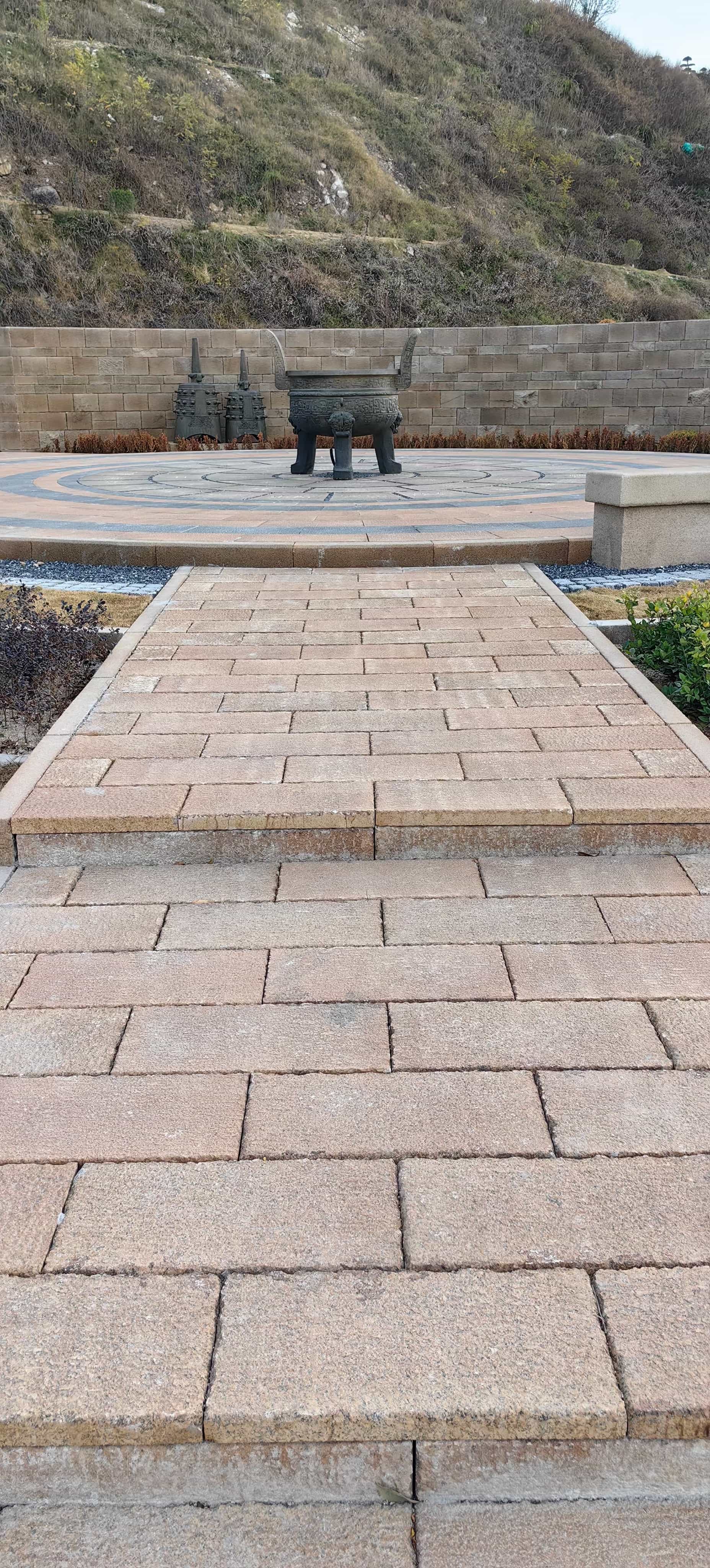 海南仿古石铺装效果