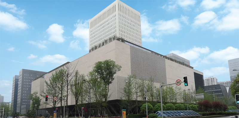 海南花岗岩在外墙干挂案例