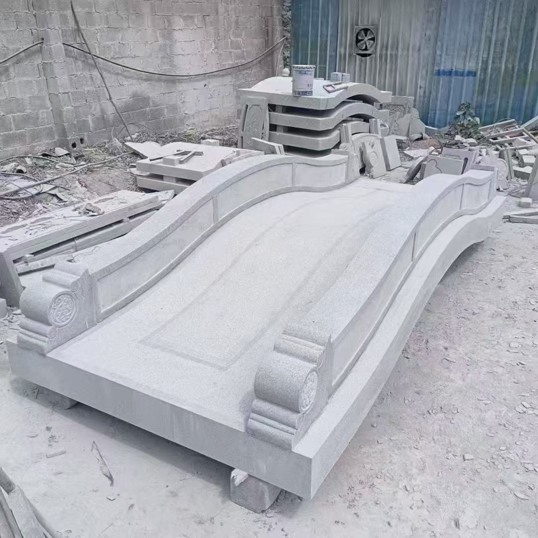 海南 芝麻灰花岗岩园林景观 小石桥